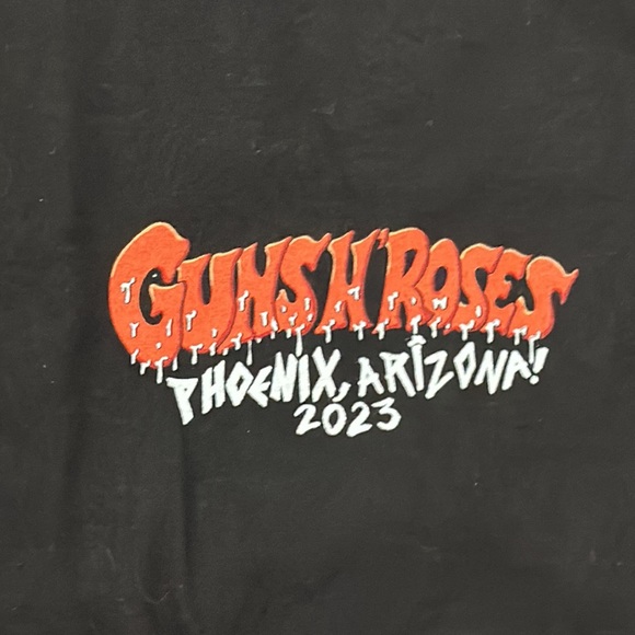 Guns N Roses Limited MissPrint T-Shirt Chase afield Phoenix Arizona New - Picture 3 of 8